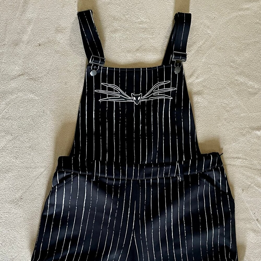 Hot Topic - The Nightmare Before Christmas Jack Skellington Shortalls (NWT)